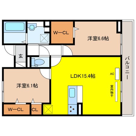 アヴァンセ加納の物件間取画像